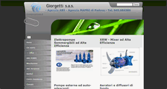 Desktop Screenshot of giorgettisas.it