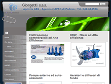 Tablet Screenshot of giorgettisas.it